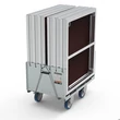 Admiral Staging WASWCD25 nem összeszerelt színpadszállító kocsi, 1 m