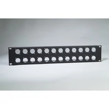 Amex 91069 rack panel, 24XLR, 2U