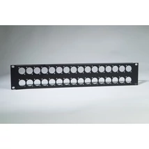 Amex 92074 rack panel, 32XLR, 2U