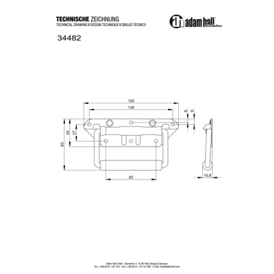 Adam Hall 34482 fül