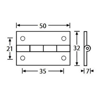Adam Hall 2601 zsanér