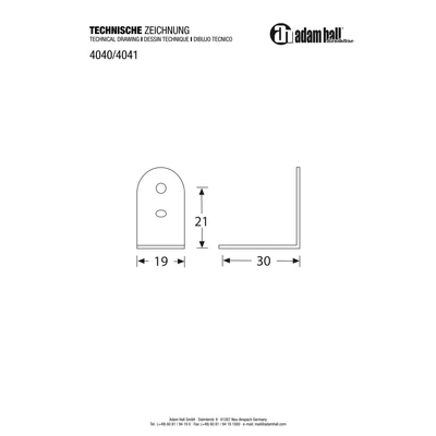 Adam Hall 4041 élpánt