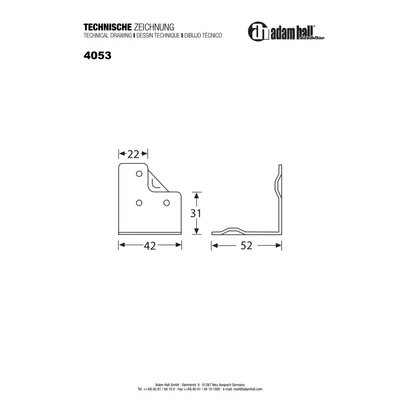 Adam Hall 4053 élpánt