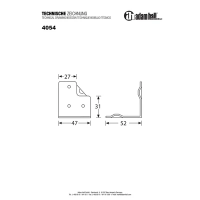 Adam Hall 4054 élpánt