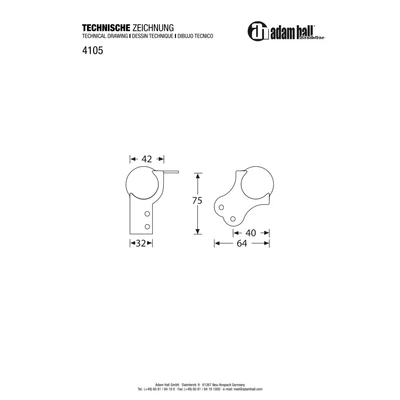 Adam Hall 4105 sarok