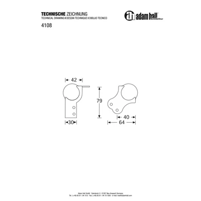 Adam Hall 4108 sarok