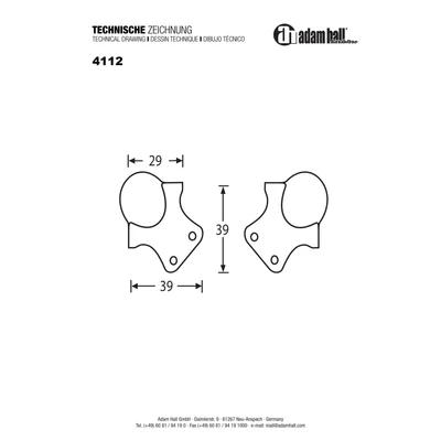Adam Hall 4112 sarok