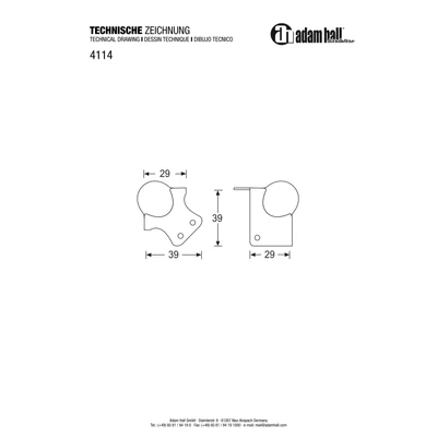 Adam Hall 4114 sarok