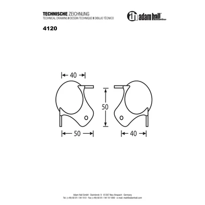 Adam Hall 4120 sarok