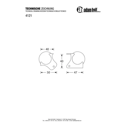 Adam Hall 4121 sarok