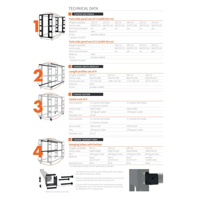 Admiral Staging WARTS0080 függesztő cső L80