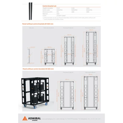 Admiral Staging WARTS0080 függesztő cső L80