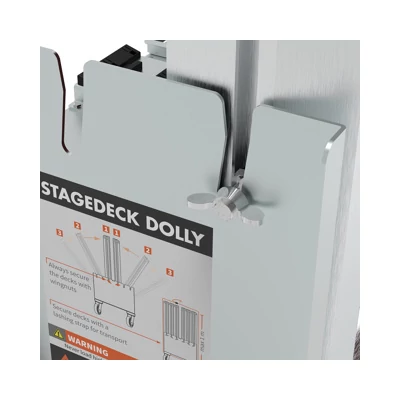 Admiral Staging WASWCD25 nem összeszerelt színpadszállító kocsi, 1 m