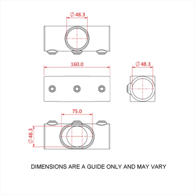 Doughty T17625 4-10⁰-ban állítható 4-irányú elem