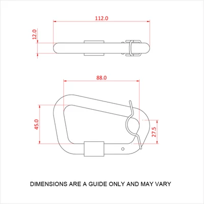 Doughty T2870001 karabíner